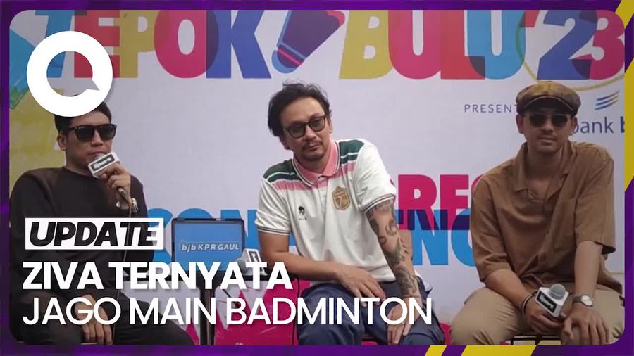 Arya Saloka-Desta Kagum dengan Kemampuan Badminton Ziva Magnolya