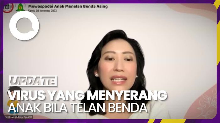 Rotavirus Kerap Jangkiti Tubuh Anak yang Telan Benda Asing