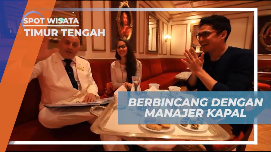 Ngobrol Seru Bareng Manger Kapal Pesiar Sambil Bersantai Menikmati Teh, Timur Tengah