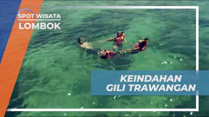 Seru-seruan Menikmati Berenang di Tengah Laut Gili Trawangan, Lombok