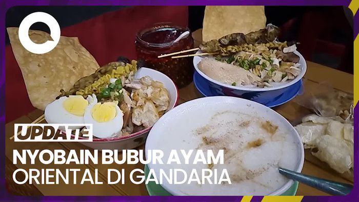 Bubur Ayam Oriental H. Furoda dengan Aneka Topping Menggoda