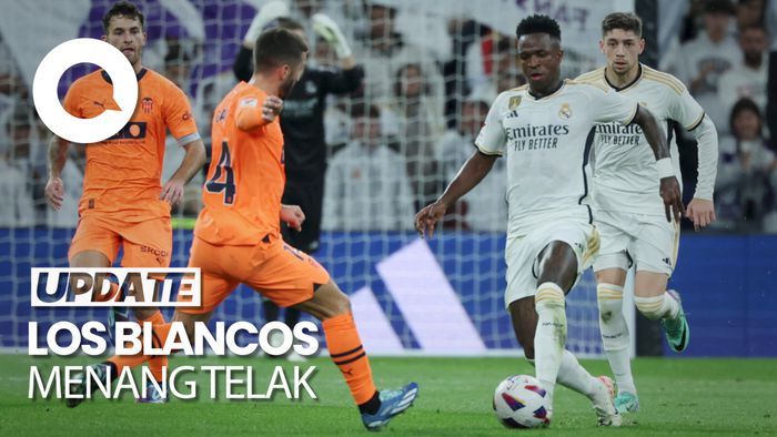Hasil Liga Spanyol: Real Madrid Hajar Valencia 5-1 