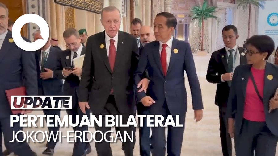 Jokowi-Erdogan Gandengan di KTT OKI, Bahas Permasalahan di Gaza