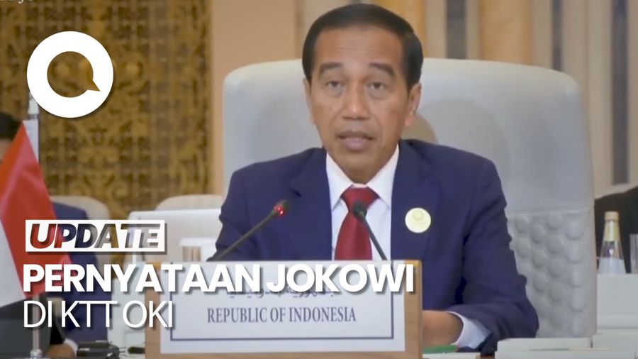 Jokowi di KTT OKI: Dunia Seakan Tak Berdaya Hentikan Kekejaman Israel