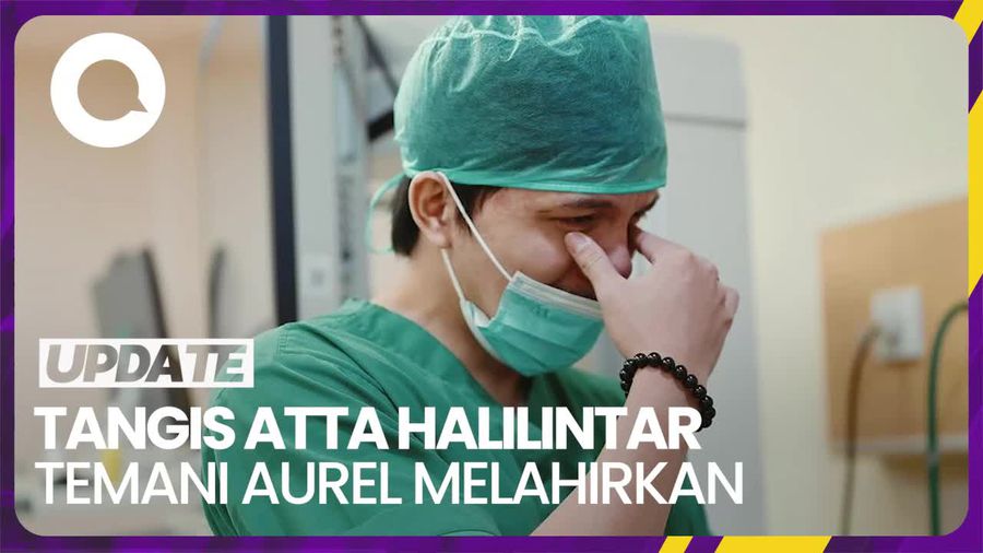 Atta Halilintar Menangis saat Temani Aurel Melahirkan