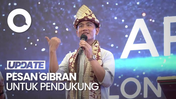 Gibran di Depan Pendukung: Kalau Banyak Fitnah Diamkan Saja