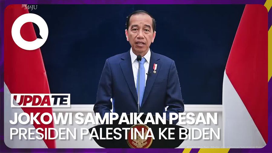 Jokowi Bakal Sampaikan Pesan dari Presiden Palestina saat Ketemu Biden
