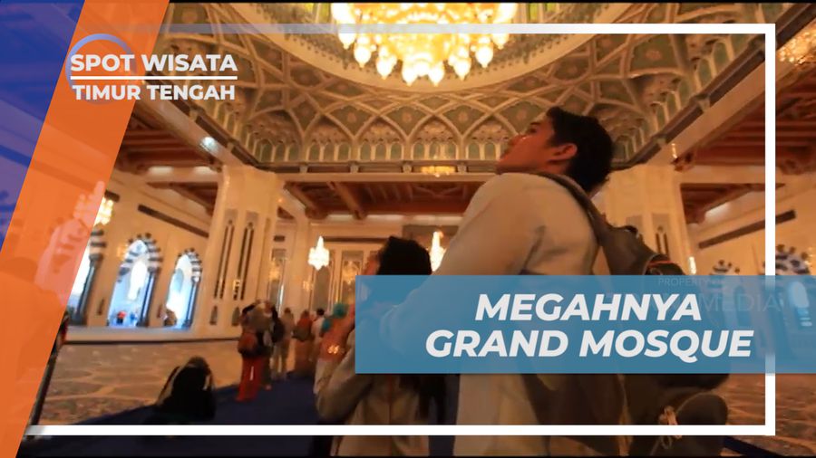 Menjelajahi Pesona Kemegahan Masjid Agung Sultan Qaboos, Timur Tengah