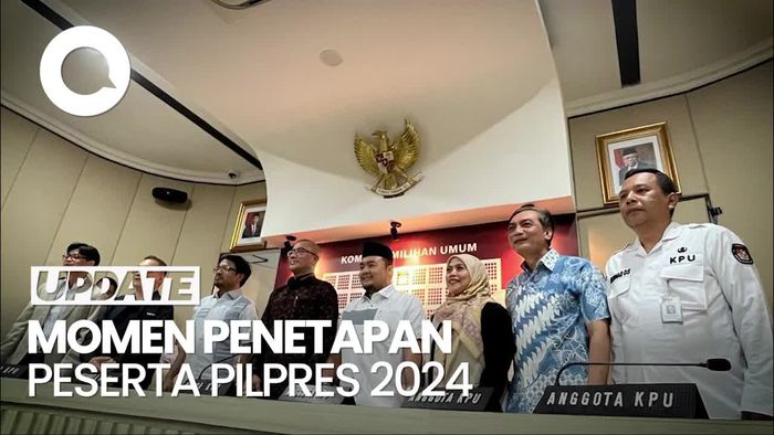 Sah! Anies-Imin, Ganjar-Mahfud, Prabowo-Gibran Peserta Pilpres 2024