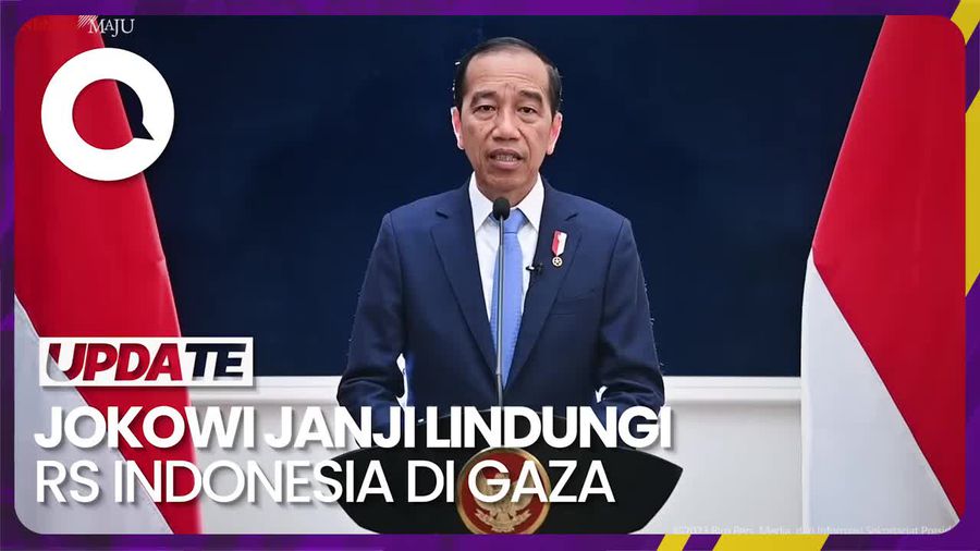 Jokowi Janji Pemerintah Terus Berupaya Lindungi RS Indonesia di Gaza