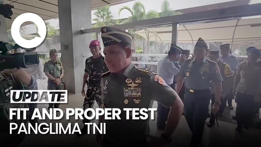 Didampingi Panglima-Kapolri, Jenderal Agus Subiyanto Tiba di DPR