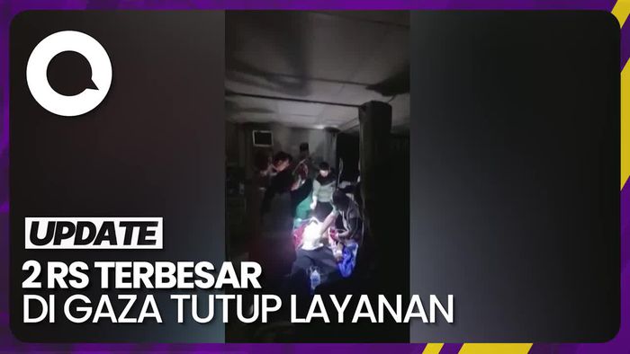 2 RS Terbesar di Gaza Tutup Layanan gegara Serangan Tak Henti Israel