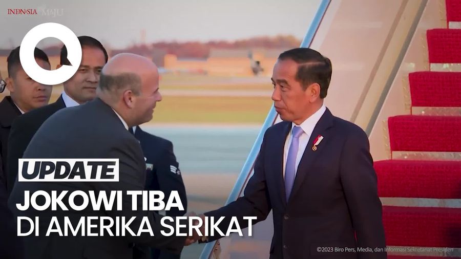 Jokowi Tiba di AS, Bakal Ketemu Biden Bahas Situasi Gaza