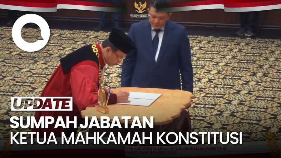 Suhartoyo Resmi Jabat Ketua MK Gantikan Anwar Usman