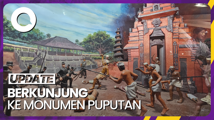 Menilik Bukti Kepahlawanan Ida Dewa Agung Jambe di Monumen Puputan