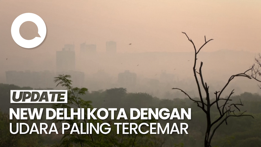 Penampakan Polusi Udara New Delhi, Kota Paling Tercemar di Dunia