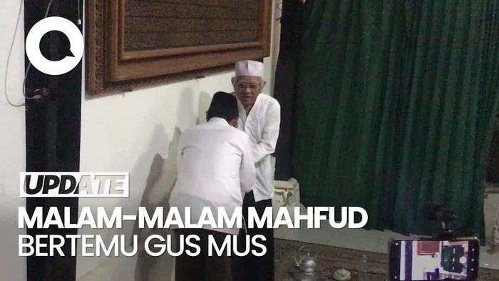 Setelah Ganjar, Giliran Mahfud Sowan Gus Mus