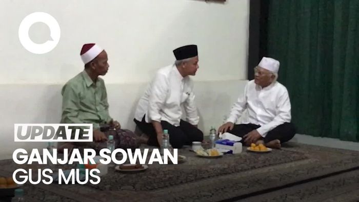 Sowan Gus Mus, Ganjar: Cerita Situasi Kekinian