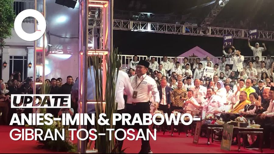 Saat Anies-Imin Ajak Tos Prabowo-Gibran Usai Penetapan Nomor Urut