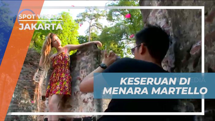 Cekrak-cekrek Abadikan Momen Seru di Menara Pulau Bidadari, Jakarta