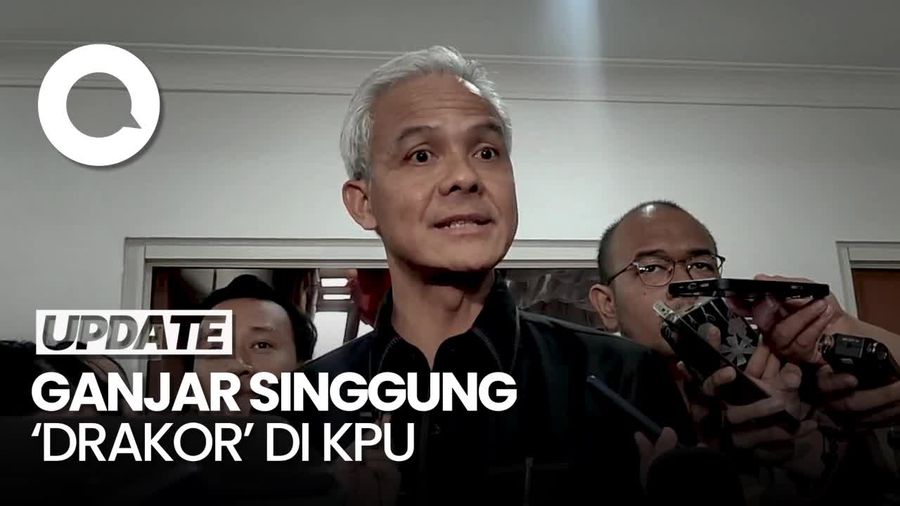 Ganjar Singgung soal Drakor, Drama yang Tak Perlu Terjadi