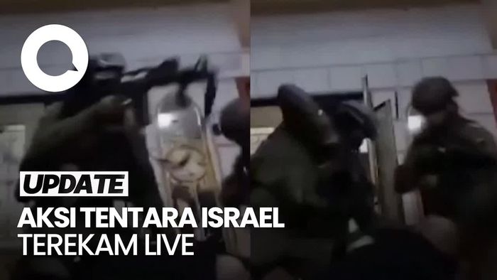 Terekam Live TikTok, Momen Tentara Israel Serbu Rumah Warga Palestina