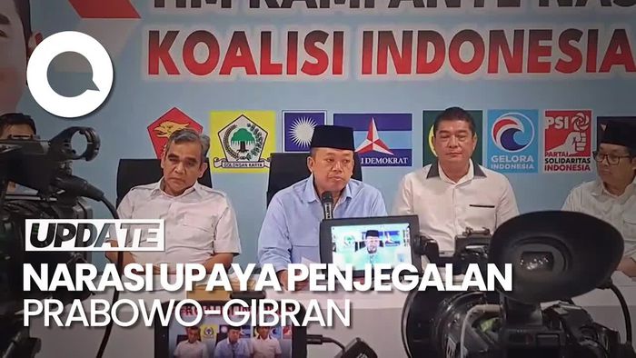 Prabowo-Gibran Resmi Jadi Paslon, TKN Sindir Narasi Upaya Penjegalan