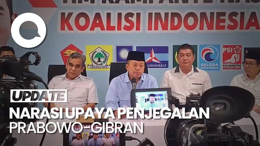 Prabowo-Gibran Resmi Jadi Paslon, TKN Sindir Narasi Upaya Penjegalan