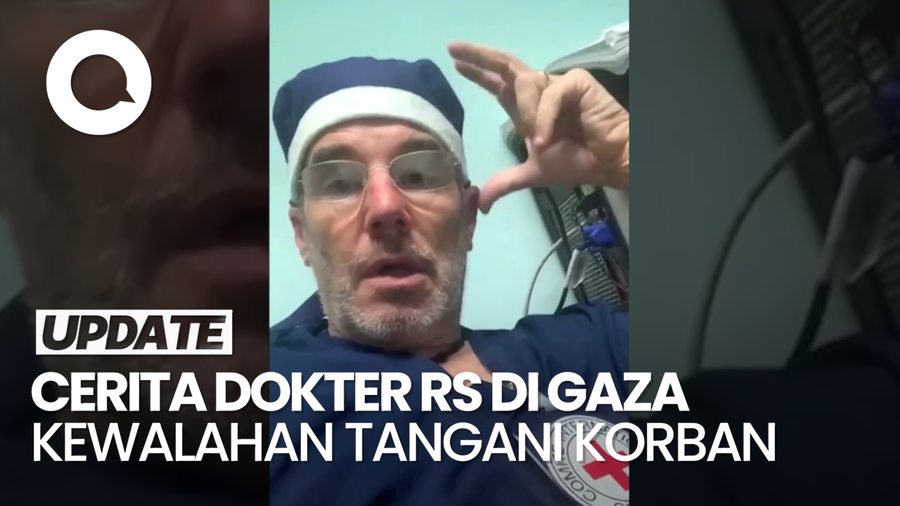 Cerita Dokter RS di Gaza Kewalahan Tangani Korban Serangan Israel