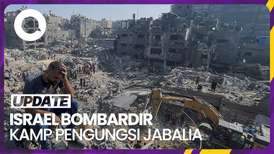 Lagi! Israel Bombardir Kamp Pengungsi Jabalia, 30 Orang Tewas