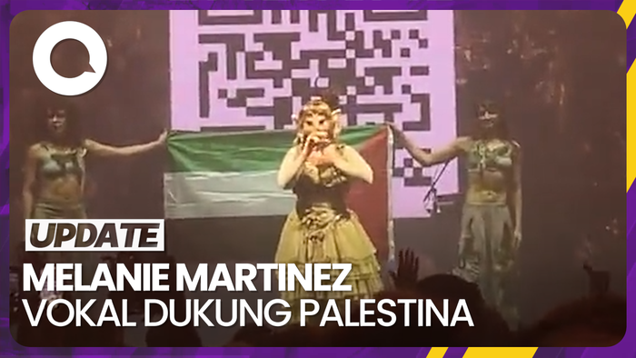 Viral Melanie Martinez Kibarkan Bendera Palestina di Konsernya