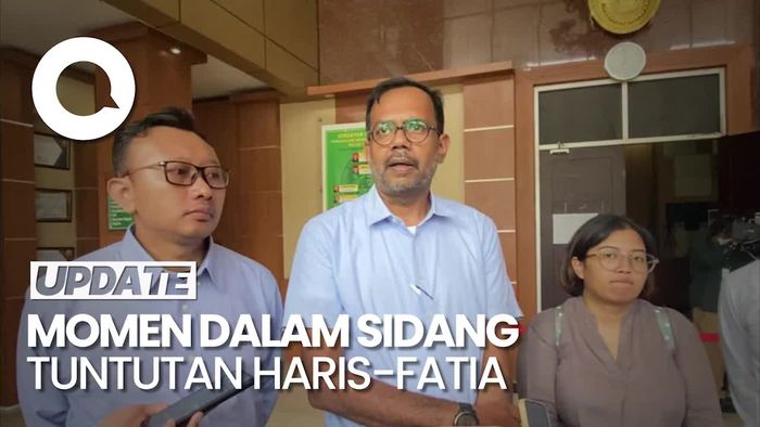 Drama di Sidang Tuntutan Haris Azhar-Fatia Kasus Lord Luhut