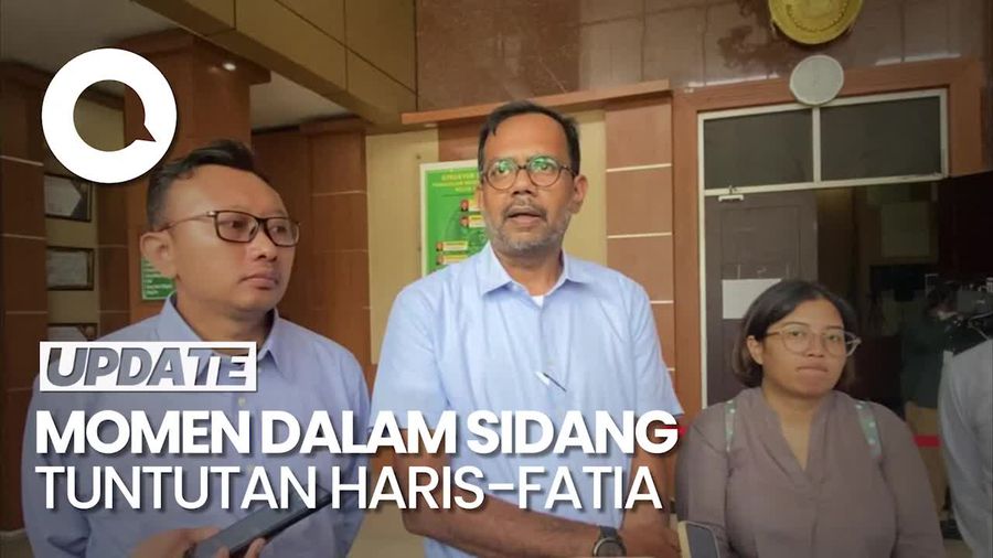 Drama di Sidang Tuntutan Haris Azhar-Fatia Kasus Lord Luhut