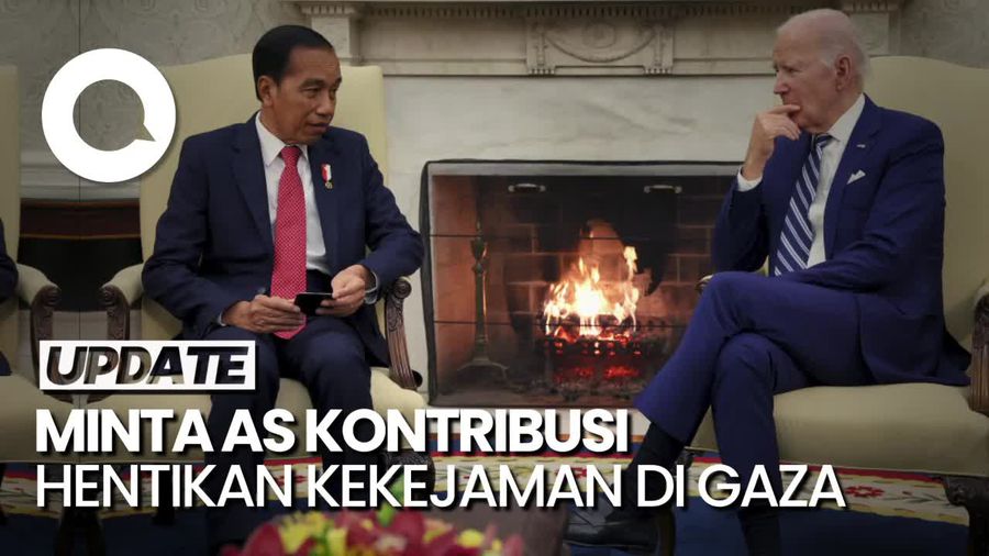Momen Jokowi Bertemu Biden: Gencatan Senjata di Gaza Suatu Keharusan!