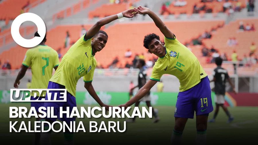 Piala Dunia U-17: Brasil Gilas Kaledonia Baru 9-0
