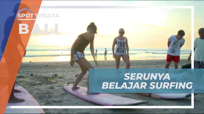 Belajar Surfing Untuk Menaklukkan Ombak Pulau Dewata Bali