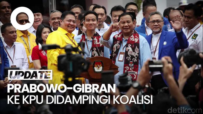 Prabowo-Gibran Akan Berangkat Bareng ke KPU Naik Bus Listrik
