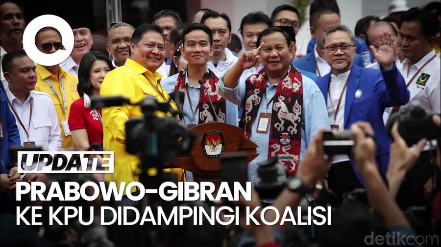 Prabowo-Gibran Akan Berangkat Bareng ke KPU Naik Bus Listrik
