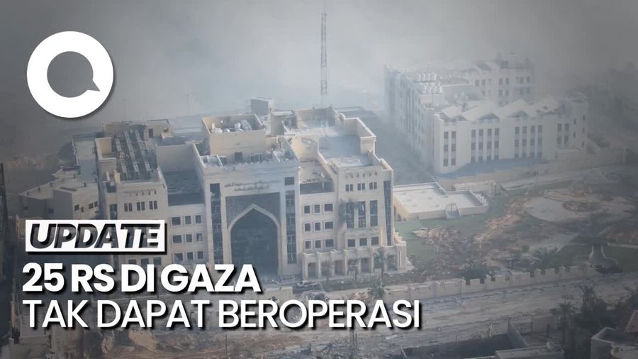 Hamas: 25 dari 35 RS di Gaza Tak Dapat Beroperasi Akibat Serangan Israel