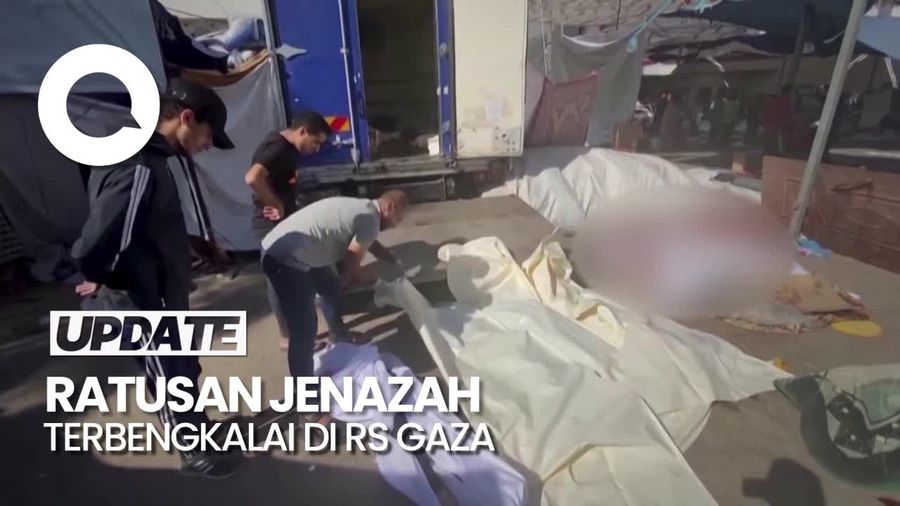 Penampakan RS Al-Shifa di Gaza Berubah Jadi Kuburan Massal