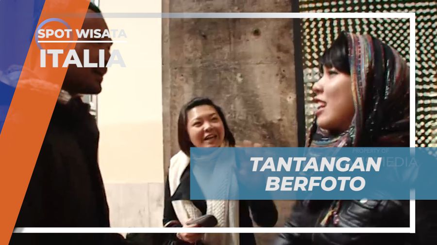 Cekrak-cekrek Abadikan Momen Seru Bareng Turis, Italia