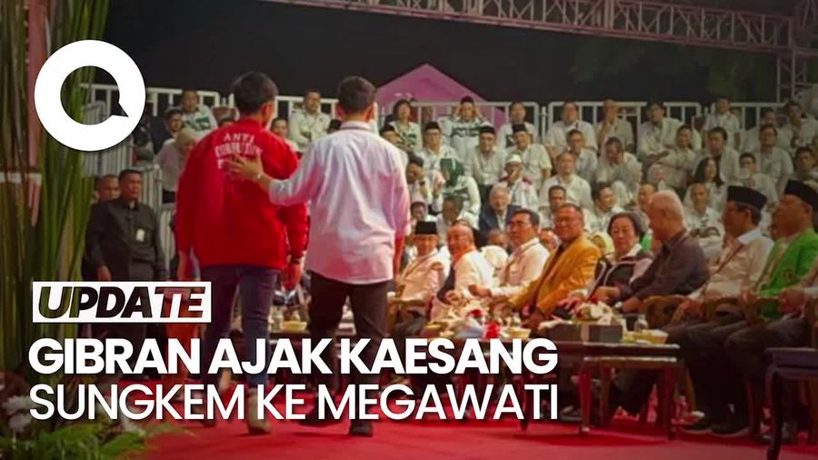 Ajak Kaesang Sungkem ke Megawati, Gibran: Untuk Menghormati Beliau