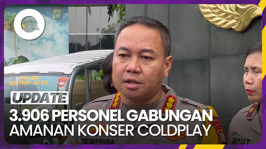 3.906 Personel Gabungan Disiagakan Amanan Konser Coldplay 