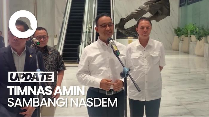 Bareng Anies, Kapten Timnas AMIN Sambangi NasDem Tower, Bahas Apa?