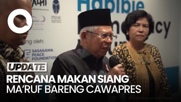 Maruf Soal Rencana Makan Siang Bareng: Para Cawapres Sibuk Semua