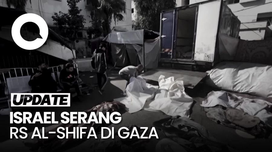Momen Kepanikan di Ruang ICU RS Al-Shifa Gaza Setelah Digempur Israel