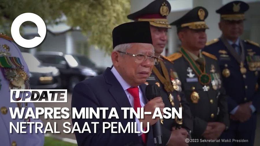 Wapres Minta TNI-Polri Jaga Netralitas Saat Pemilu 2024