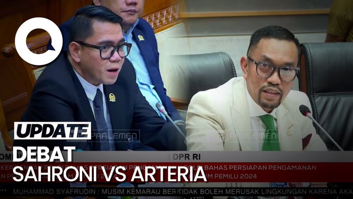 Debat Sahroni Vs Arteria di Rapat DPR soal Bukti Polisi Tak Netral