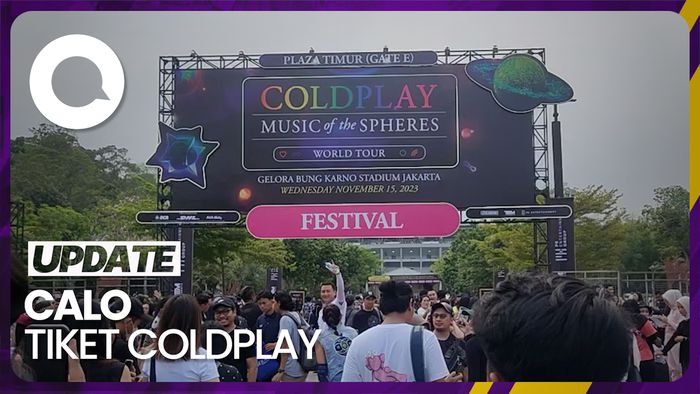 Calo Tiket Coldplay Berkeliaran di Area GBK