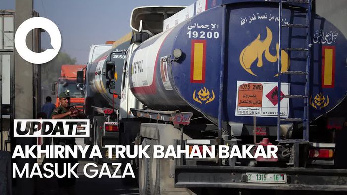 Truk Bahan Bakar Pertama Akhirnya Bisa Masuk ke Gaza!